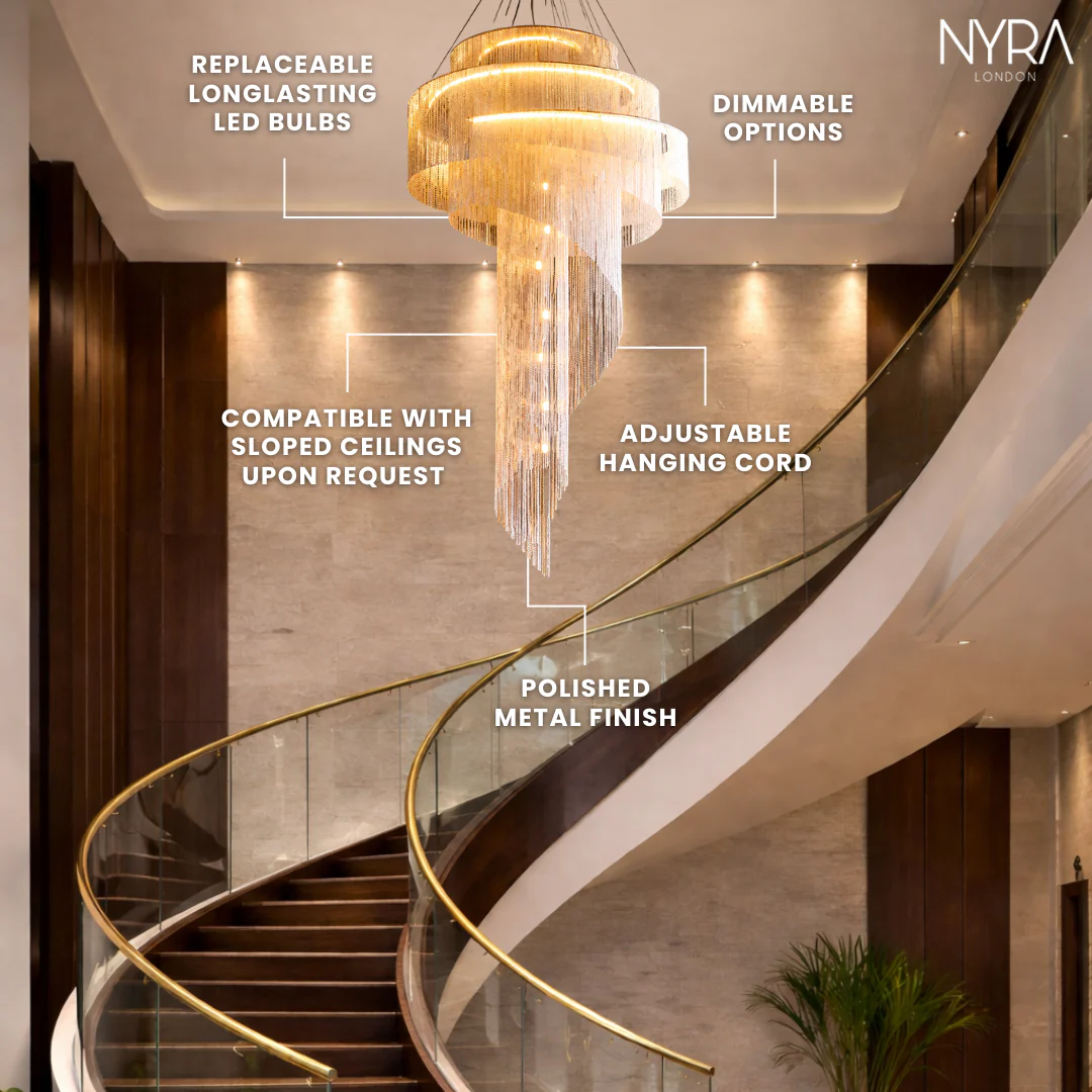 Tassel Spiral Chandelier - Image 4