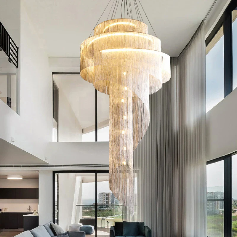 Tassel Spiral Chandelier - Image 6