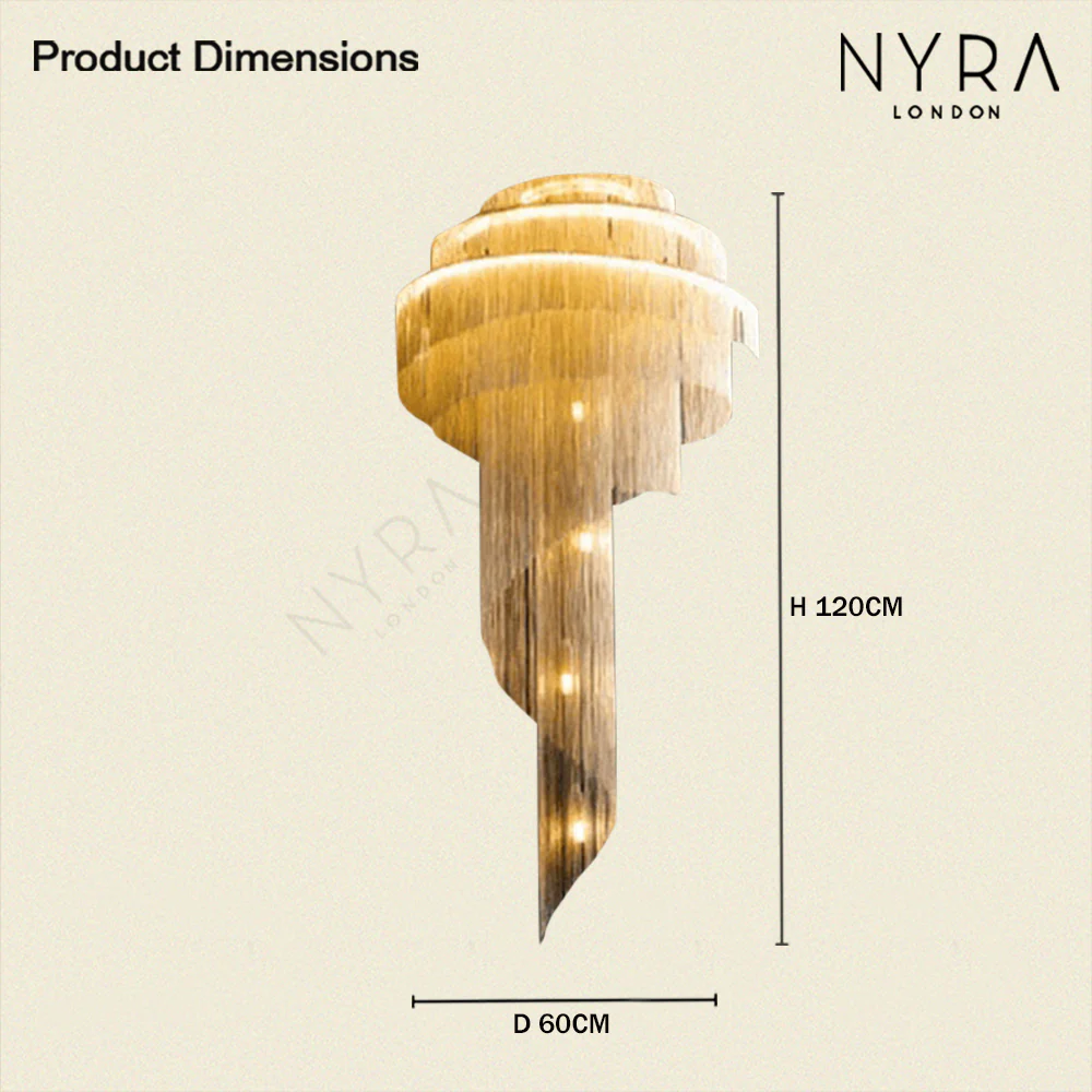 Tassel Spiral Chandelier - Image 9