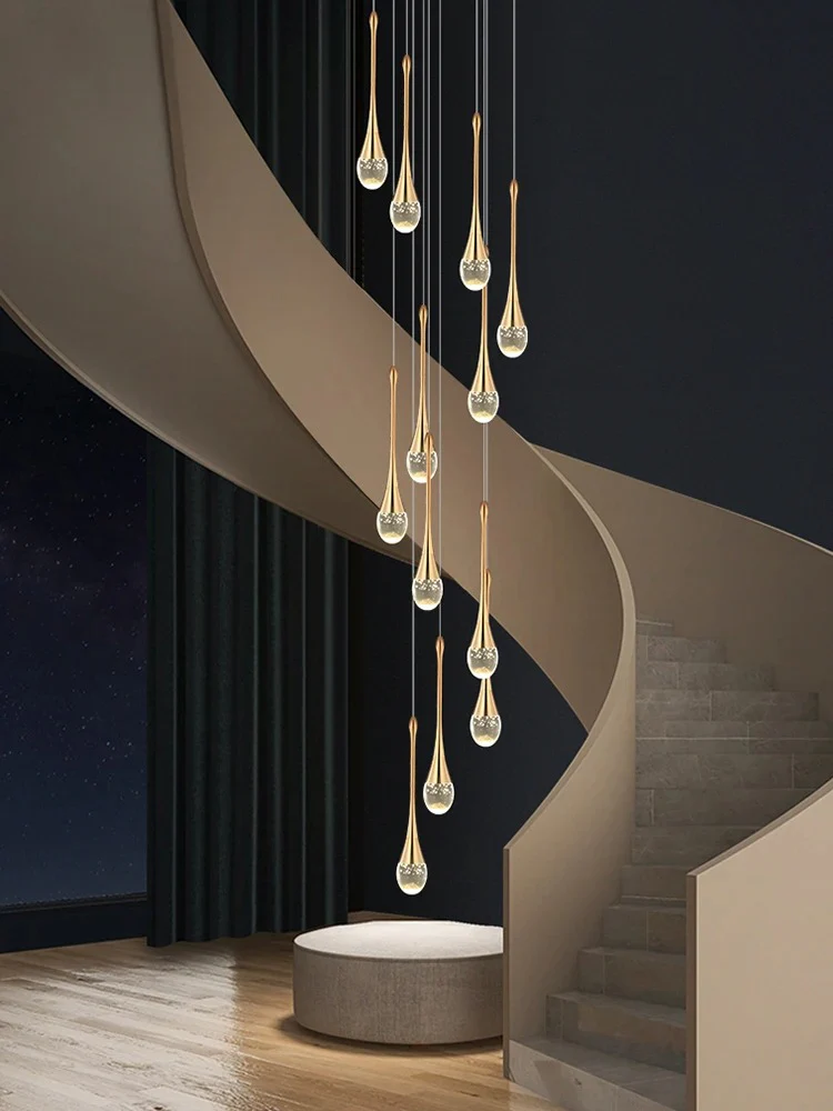 Golden Teardrop Lighting Fixture - Image 14