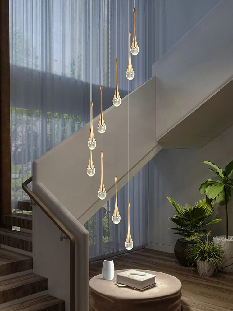 Golden Teardrop Lighting Fixture - Image 6