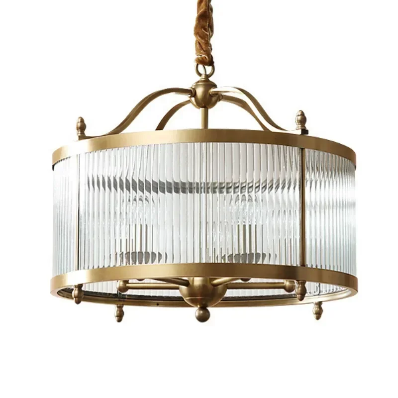 Grayson Golden Glass Chandelier - Image 6