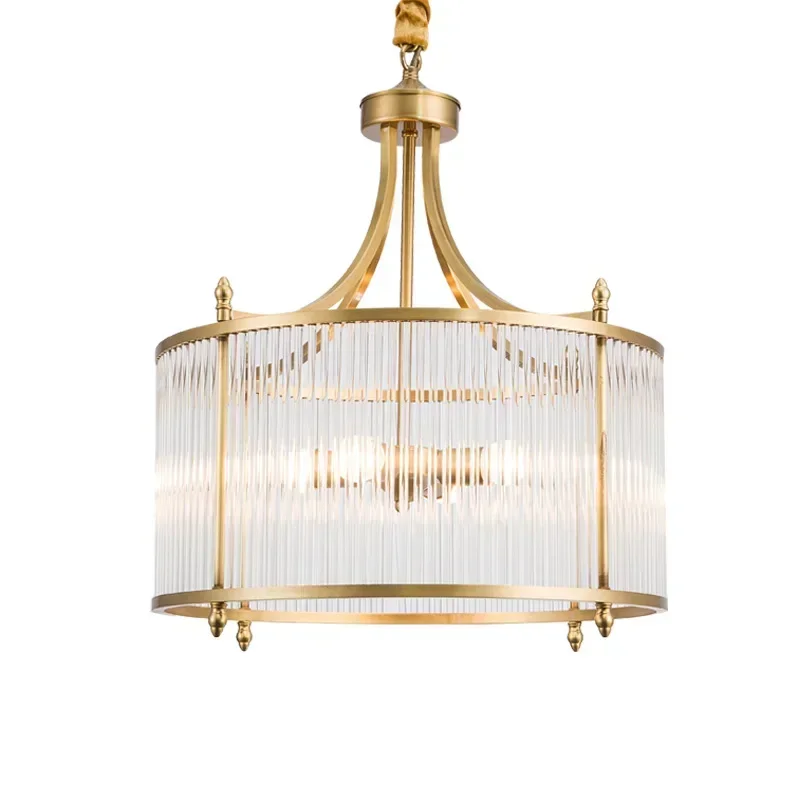 Grayson Golden Glass Chandelier - Image 7