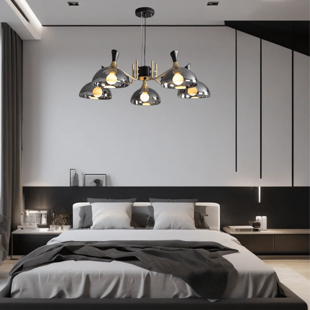 Grosvenor Black Glass LED Chandelier - Image 2