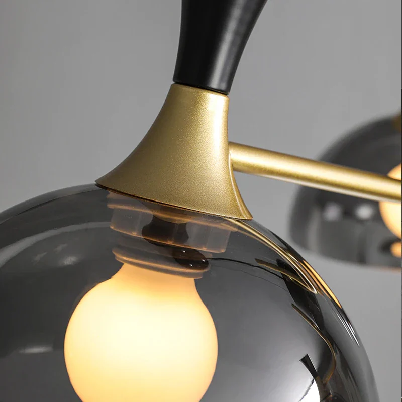 Grosvenor Black Glass LED Chandelier - Image 3