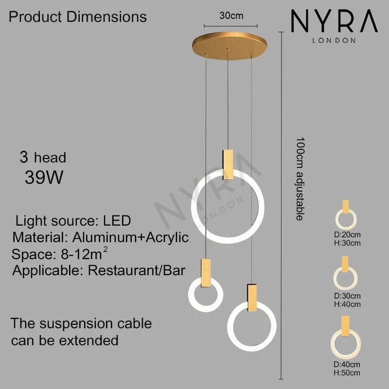 Halo Ring Chandelier - Image 14