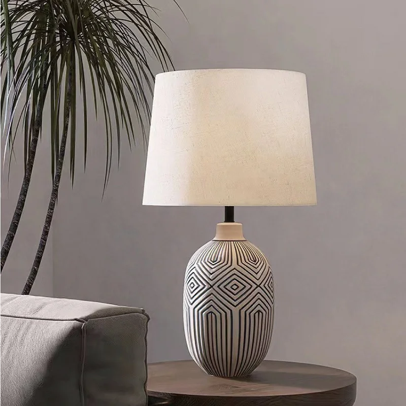 Alex Antique Ceramic Table Lamp - Image 5