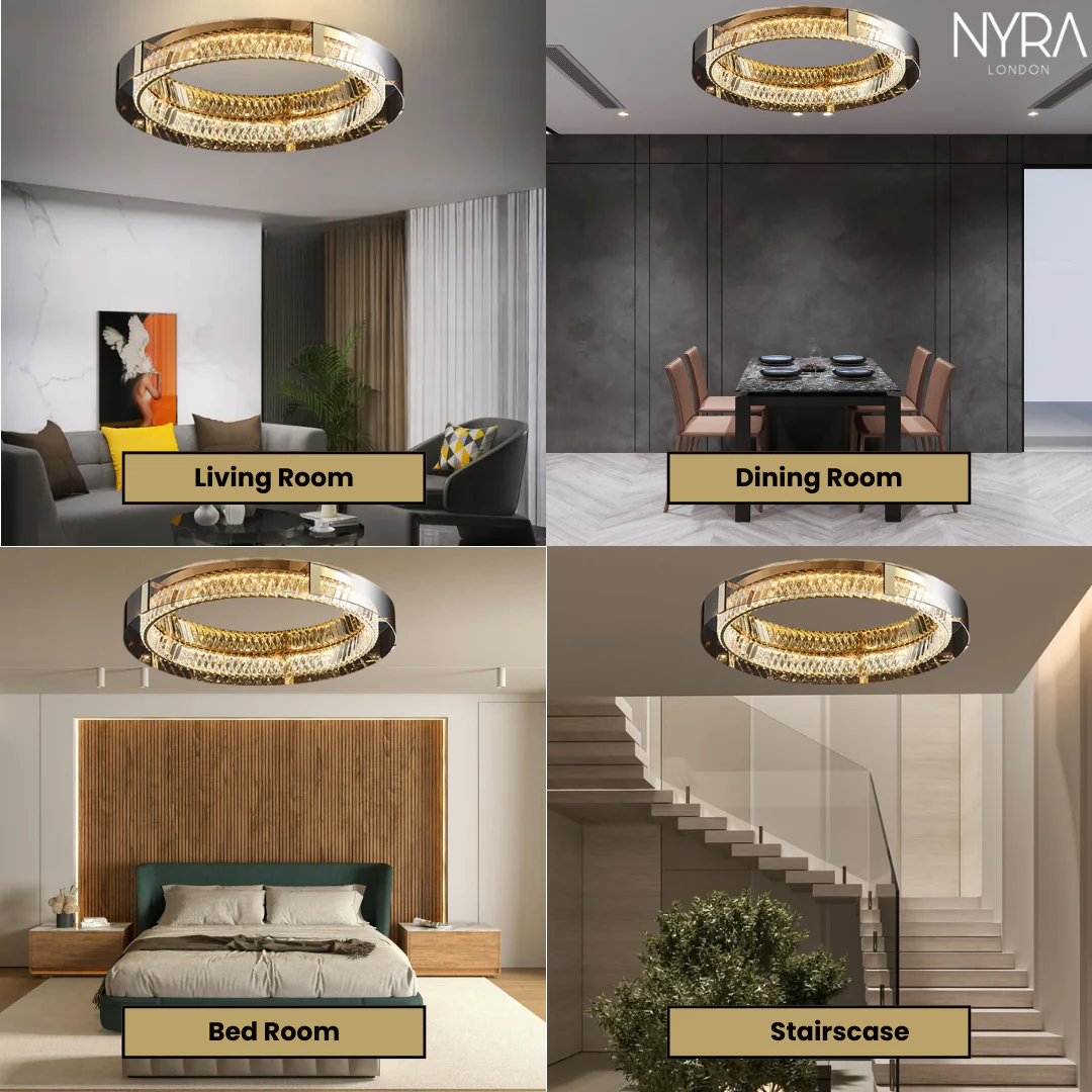 Harlow Crystal Ceiling Light - Image 7