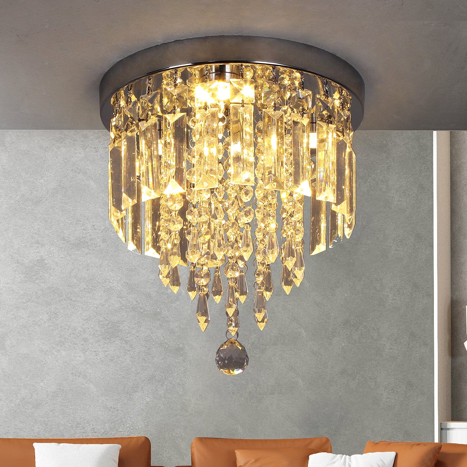 Hauqi Crystal Ceiling Chandelier - Image 19