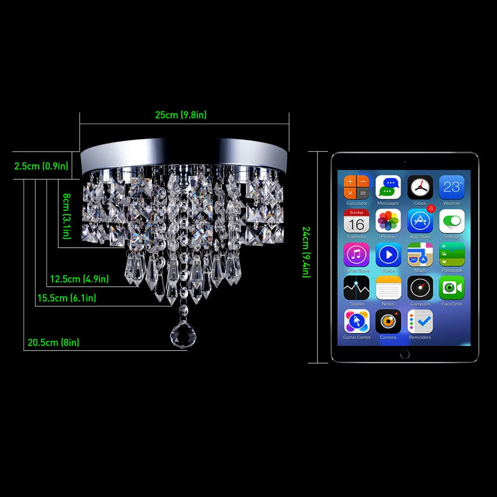 Hauqi Crystal Ceiling Chandelier - Image 25