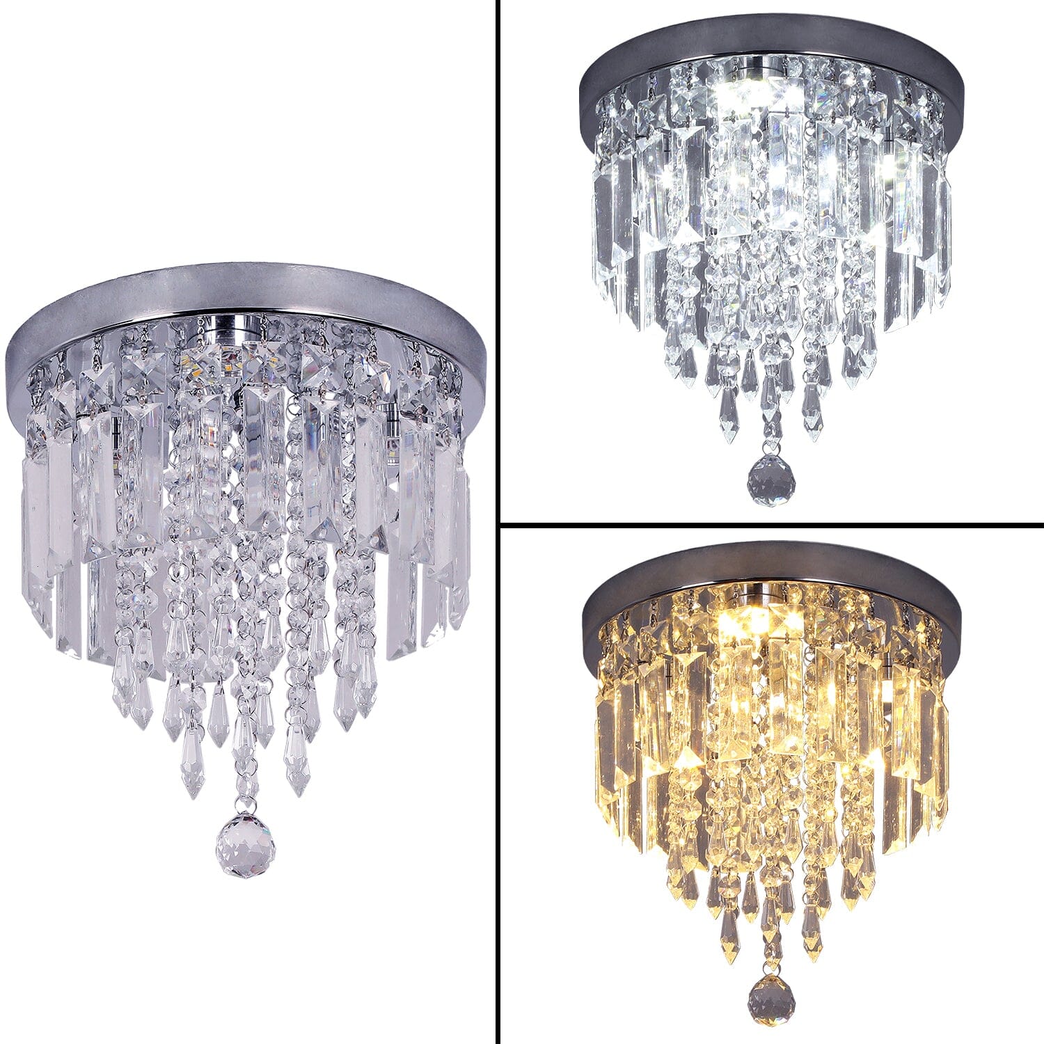 Hauqi Crystal Ceiling Chandelier - Image 3