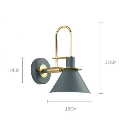 Industrial Iron Wall Lamps - Image 8