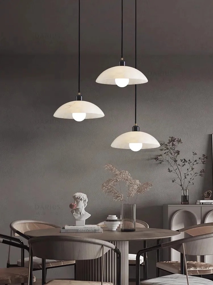 Inigo Marble Alabaster Hanging Lamps - Image 14