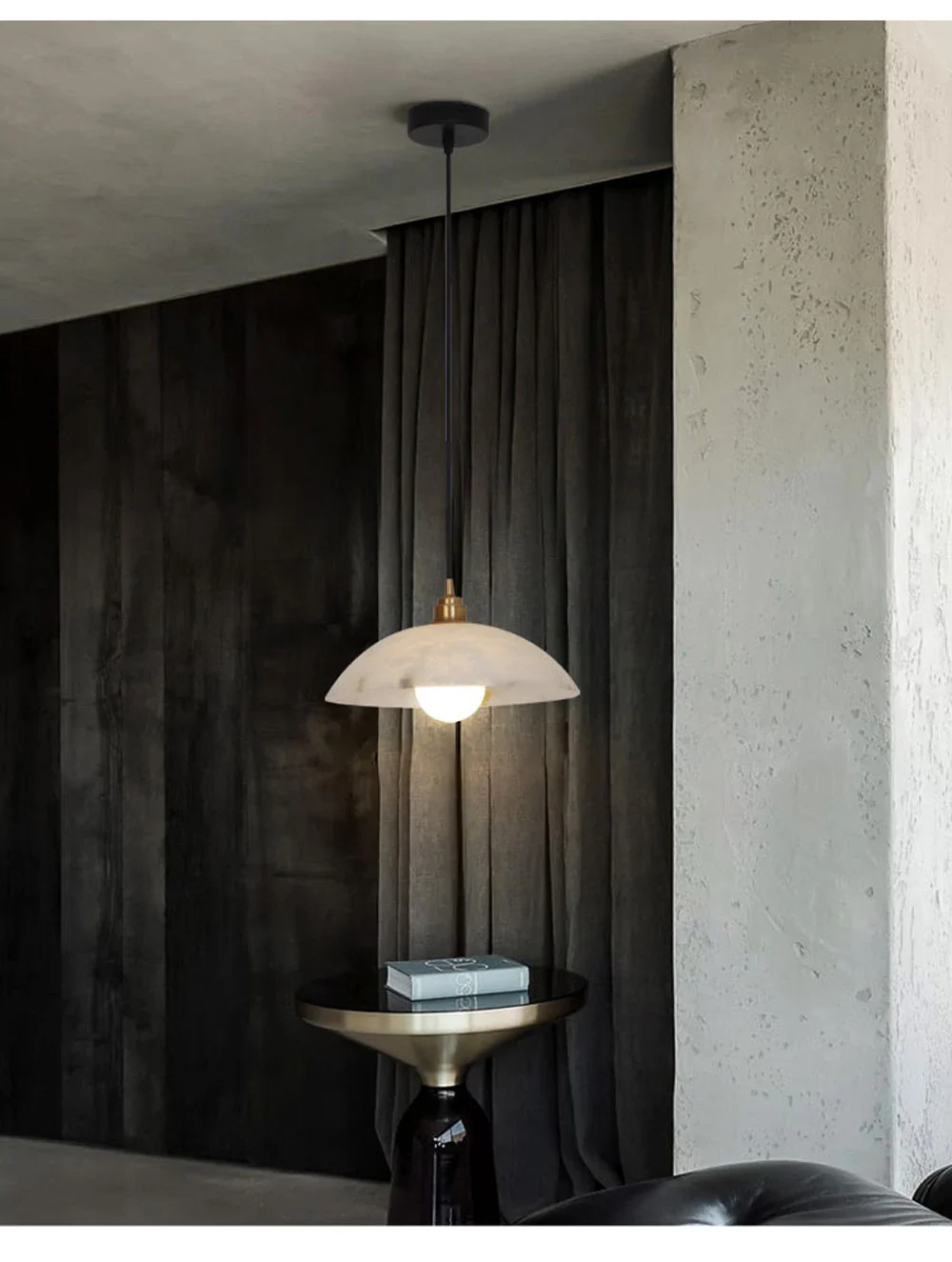 Inigo Marble Alabaster Hanging Lamps - Image 16