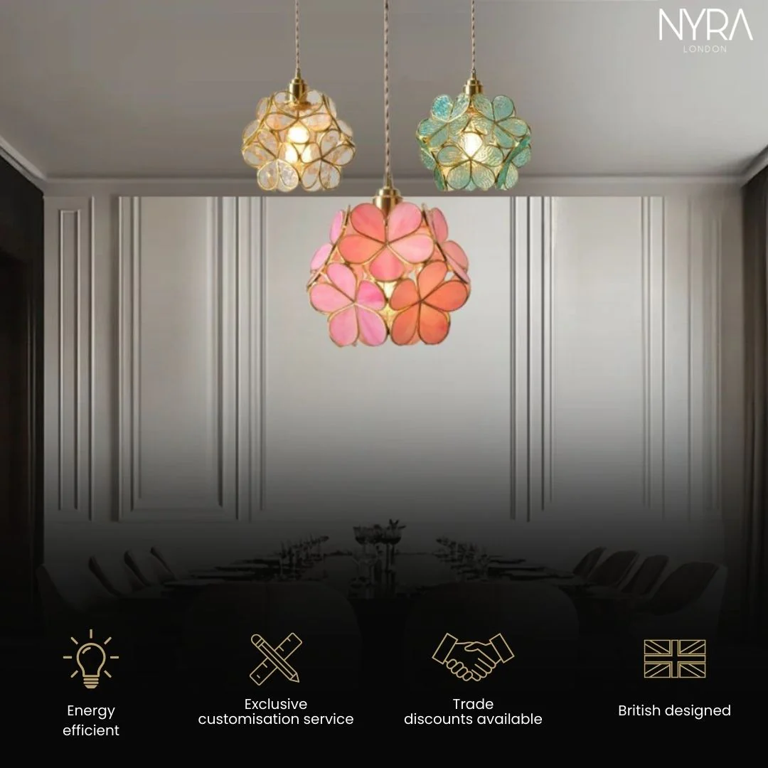 NYRA Flower Glass Pendant - Image 3