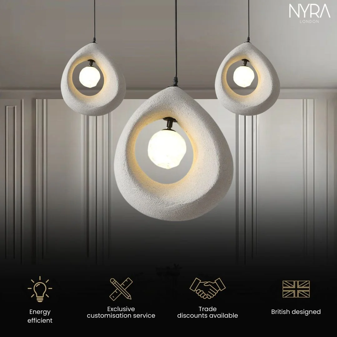 Hayami Resin LED Pendants - Image 3