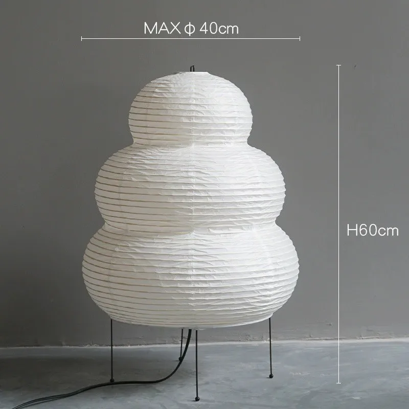 Japanese Wabi-sabi Tripod Floor Lamp - Image 7