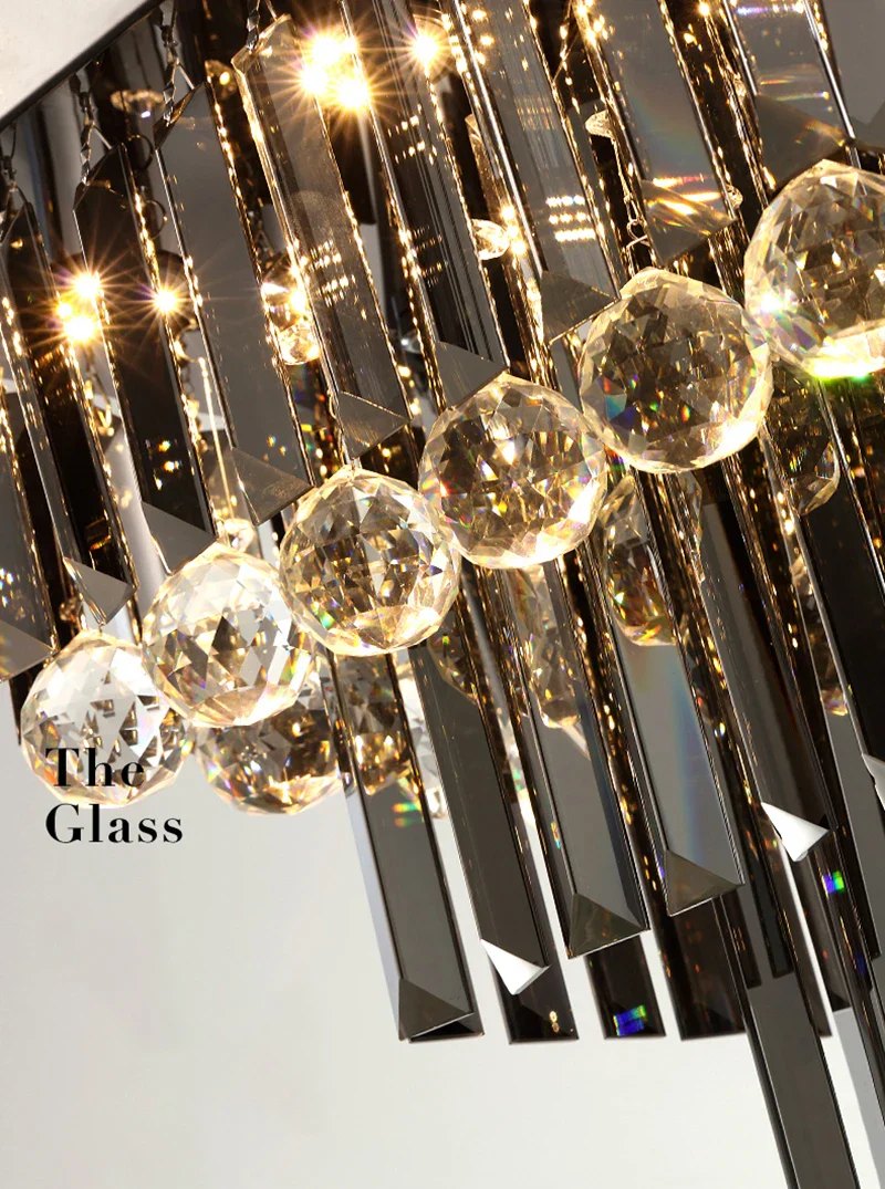 Katie Black Crystal Chandelier - Image 14
