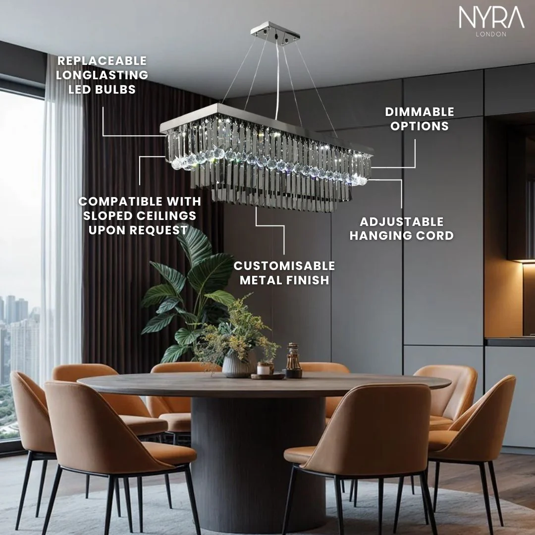 Katie Black Crystal Chandelier - Image 5