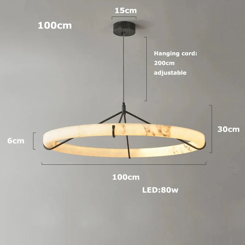Klyra Marble Chandelier - Image 11