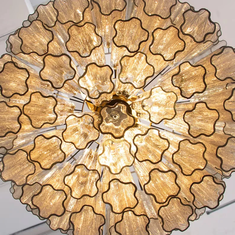 Kosta Smoke Glass Chandelier - Image 9