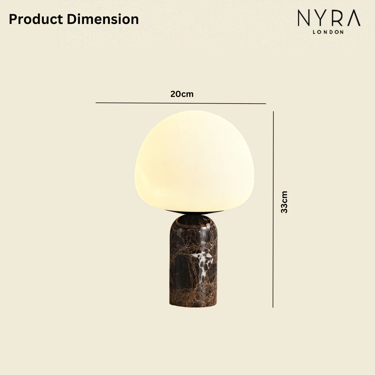 Kyan - Marble Table Lamp - Image 5