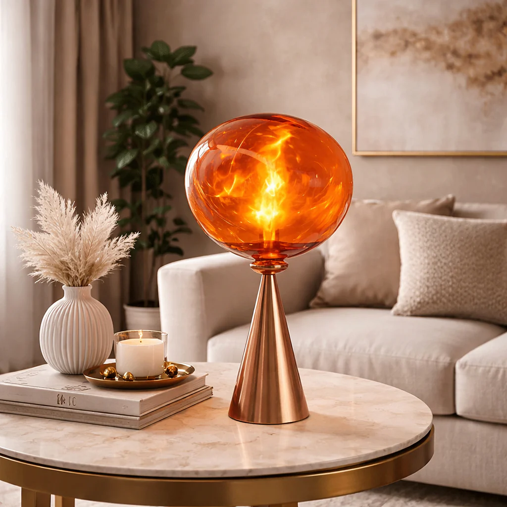 Lava Acrylic Table Lamp - Image 9