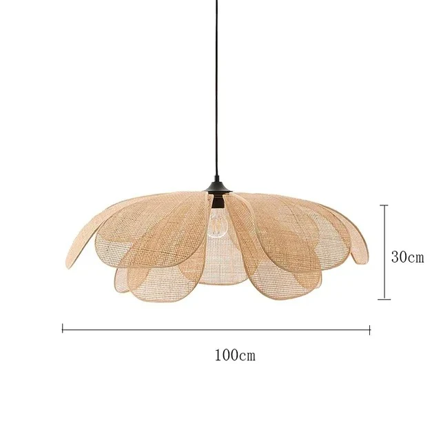 Leafora Rattan Pendant Lamp - Image 14