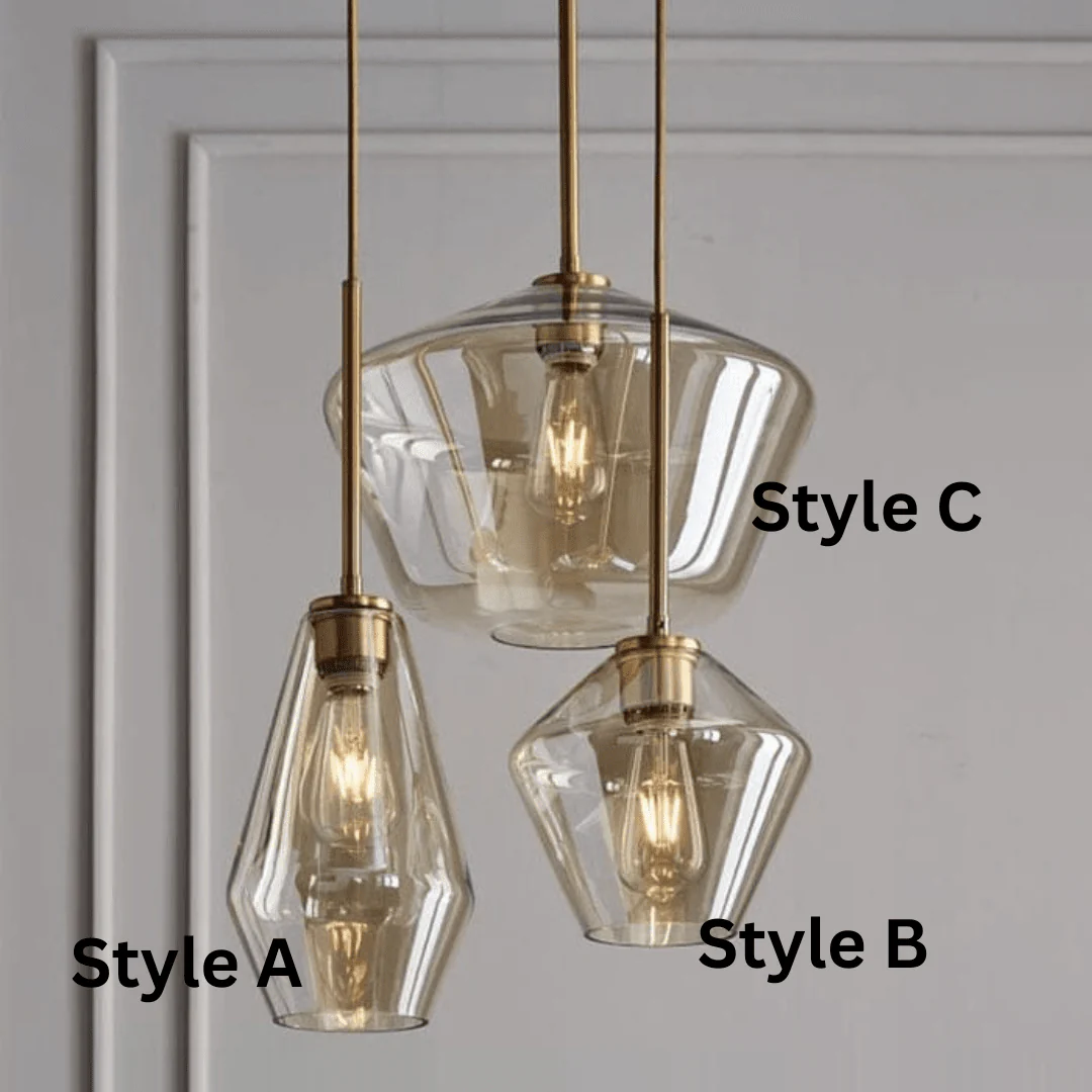 Monica Designer Glass Pendant - Image 10