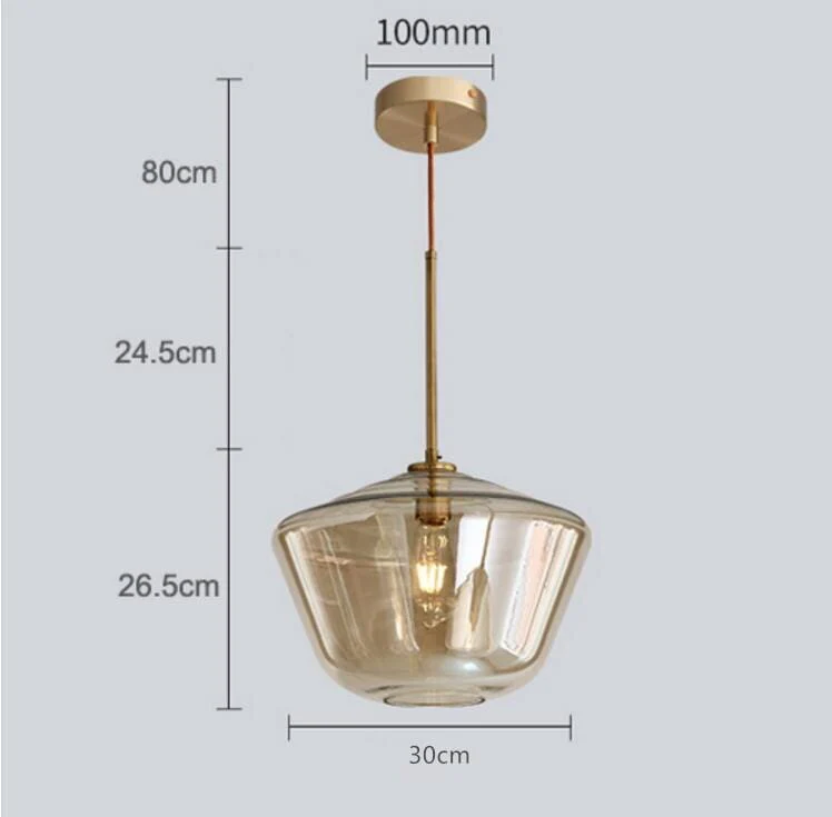 Monica Designer Glass Pendant - Image 16