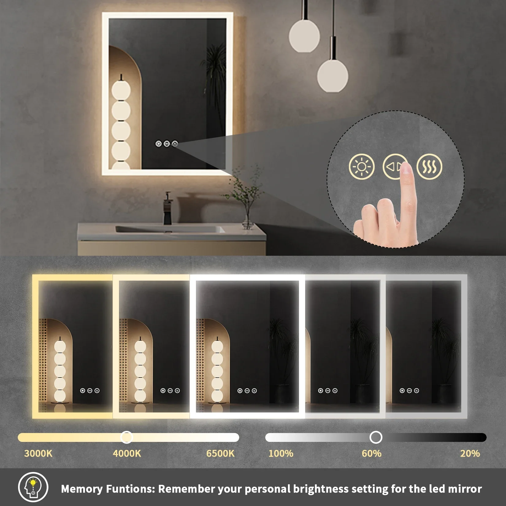 Ava Square Mirror - Image 2