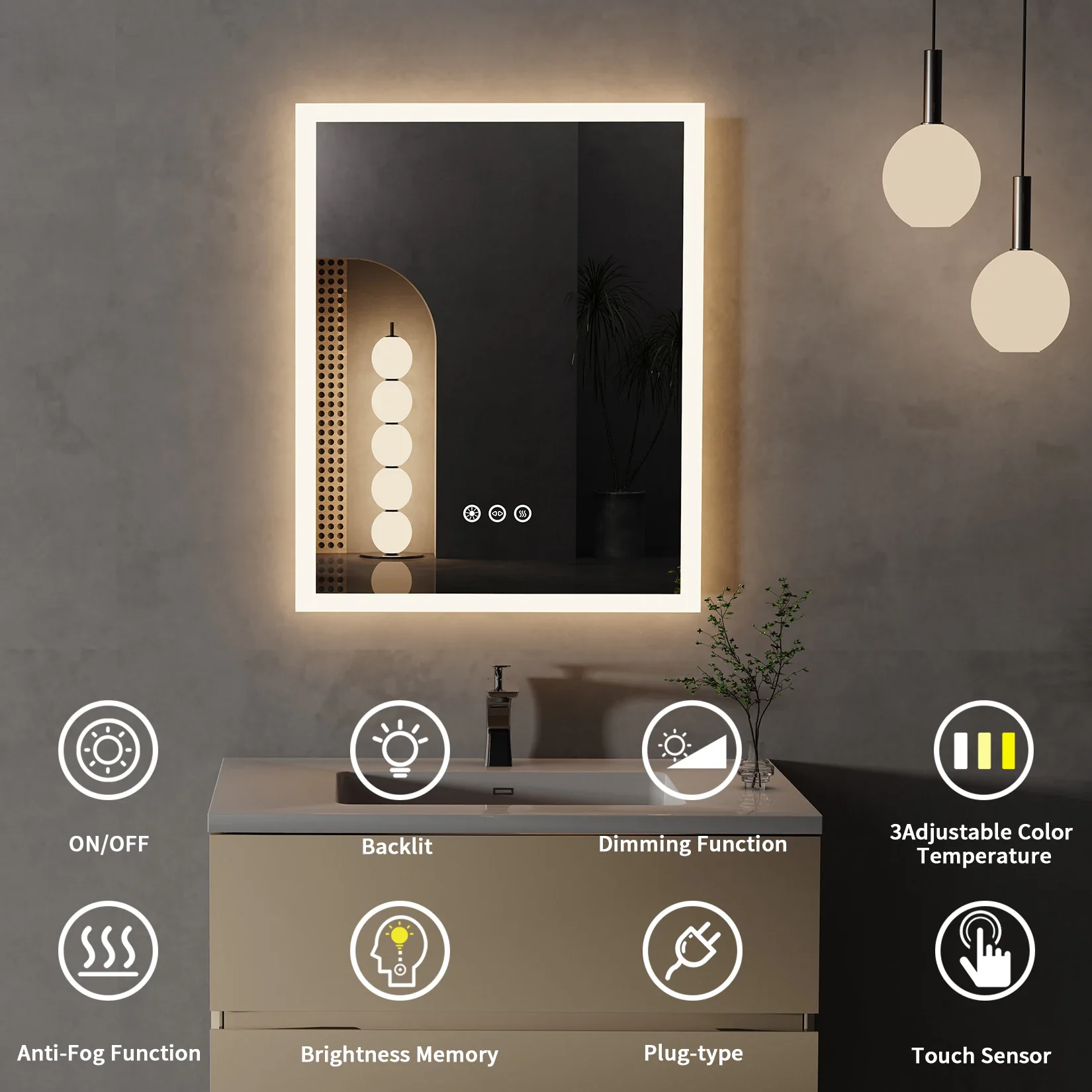 Ava Square Mirror - Image 3