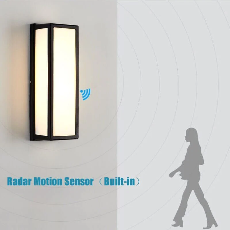 LED Outdoor Rectangle Wall Motion Sensor Lamp - Image 6
