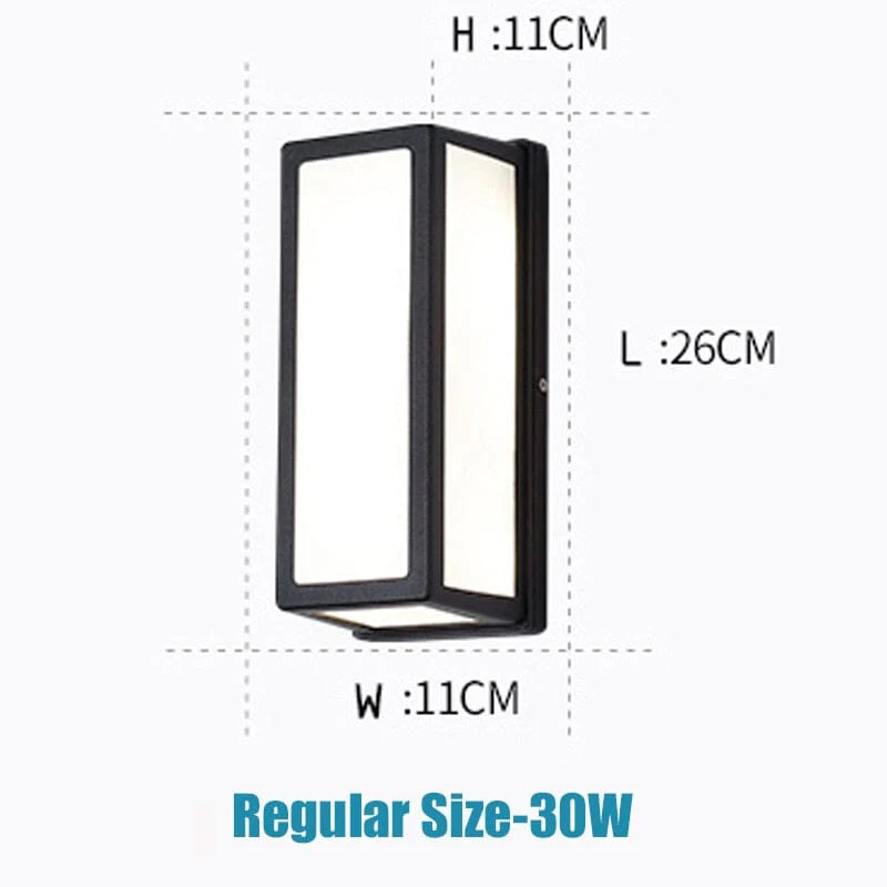 LED Outdoor Rectangle Wall Motion Sensor Lamp - Image 8