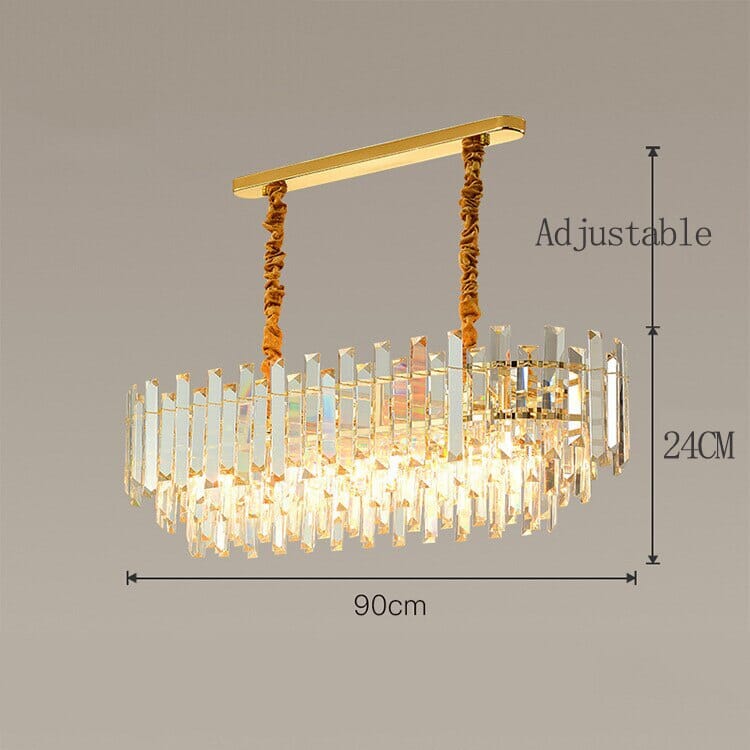 LED Round Golden Crystal Lamp - Image 4