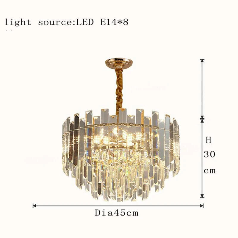 LED Round Golden Crystal Lamp - Image 5