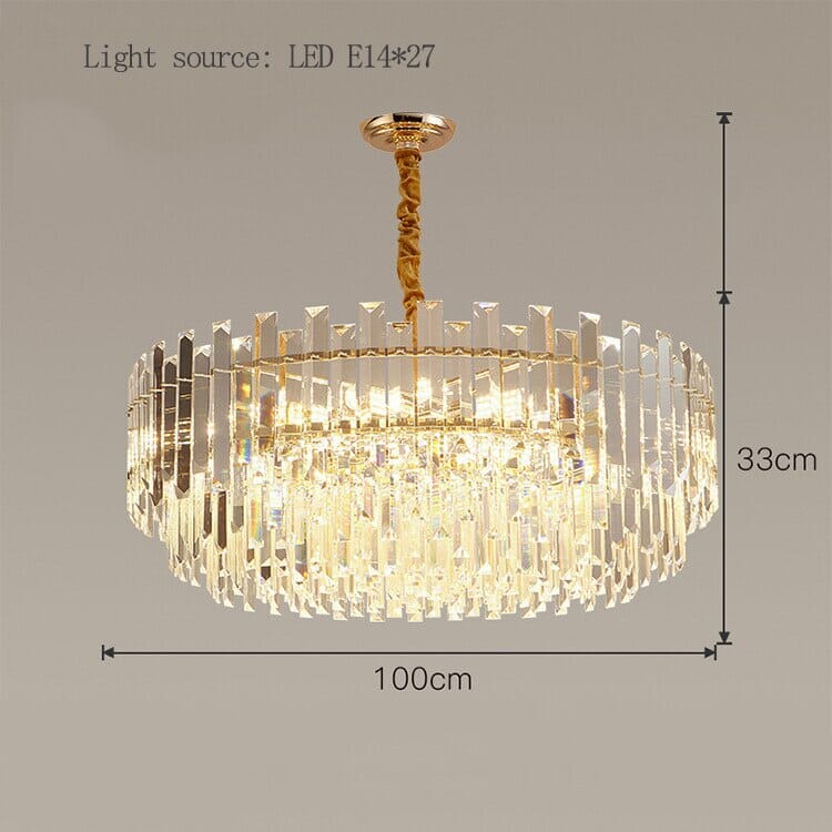 LED Round Golden Crystal Lamp - Image 6
