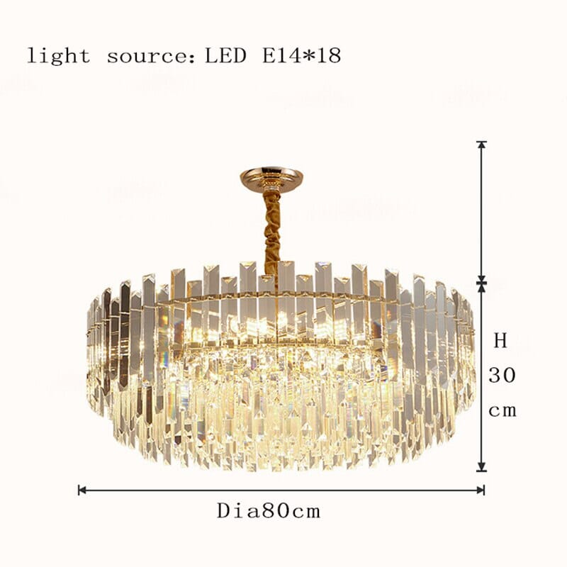 LED Round Golden Crystal Lamp - Image 7
