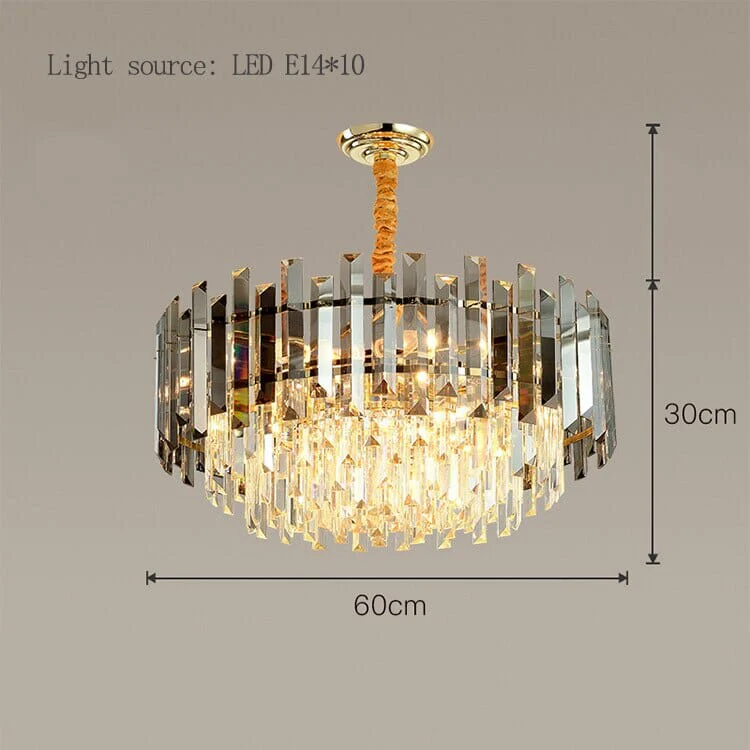 LED Round Golden Crystal Lamp - Image 8