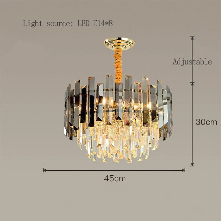 LED Round Golden Crystal Lamp - Image 9