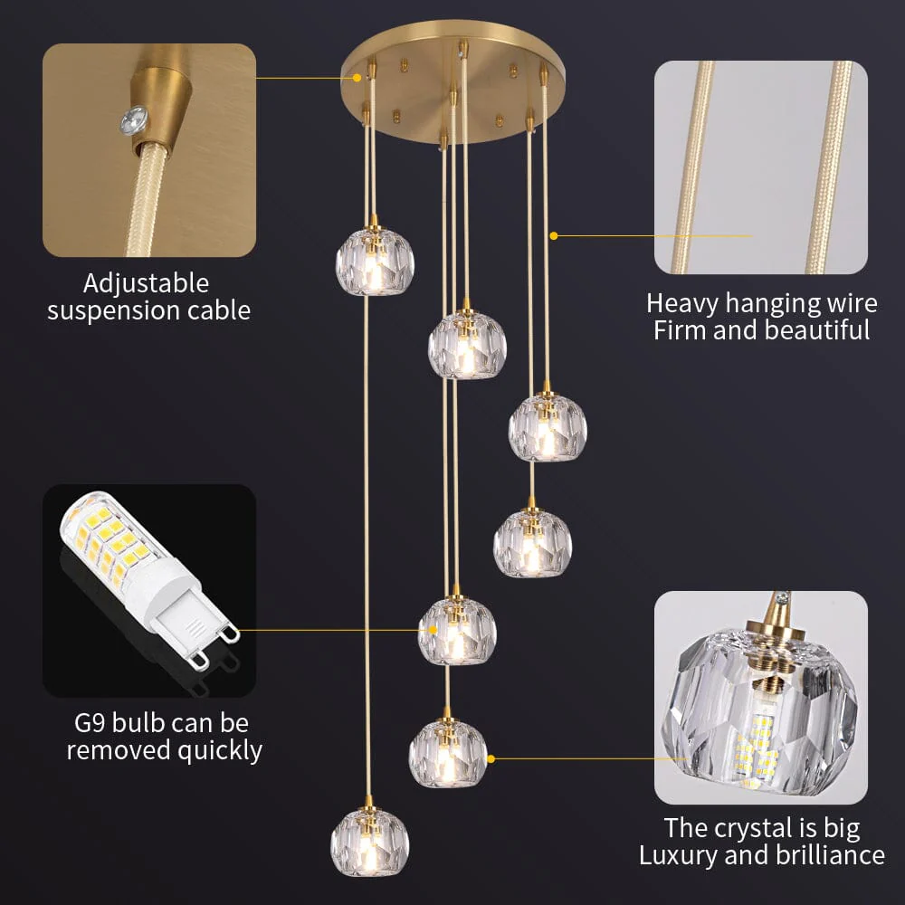 Elvi Crystal Pendants - Image 23