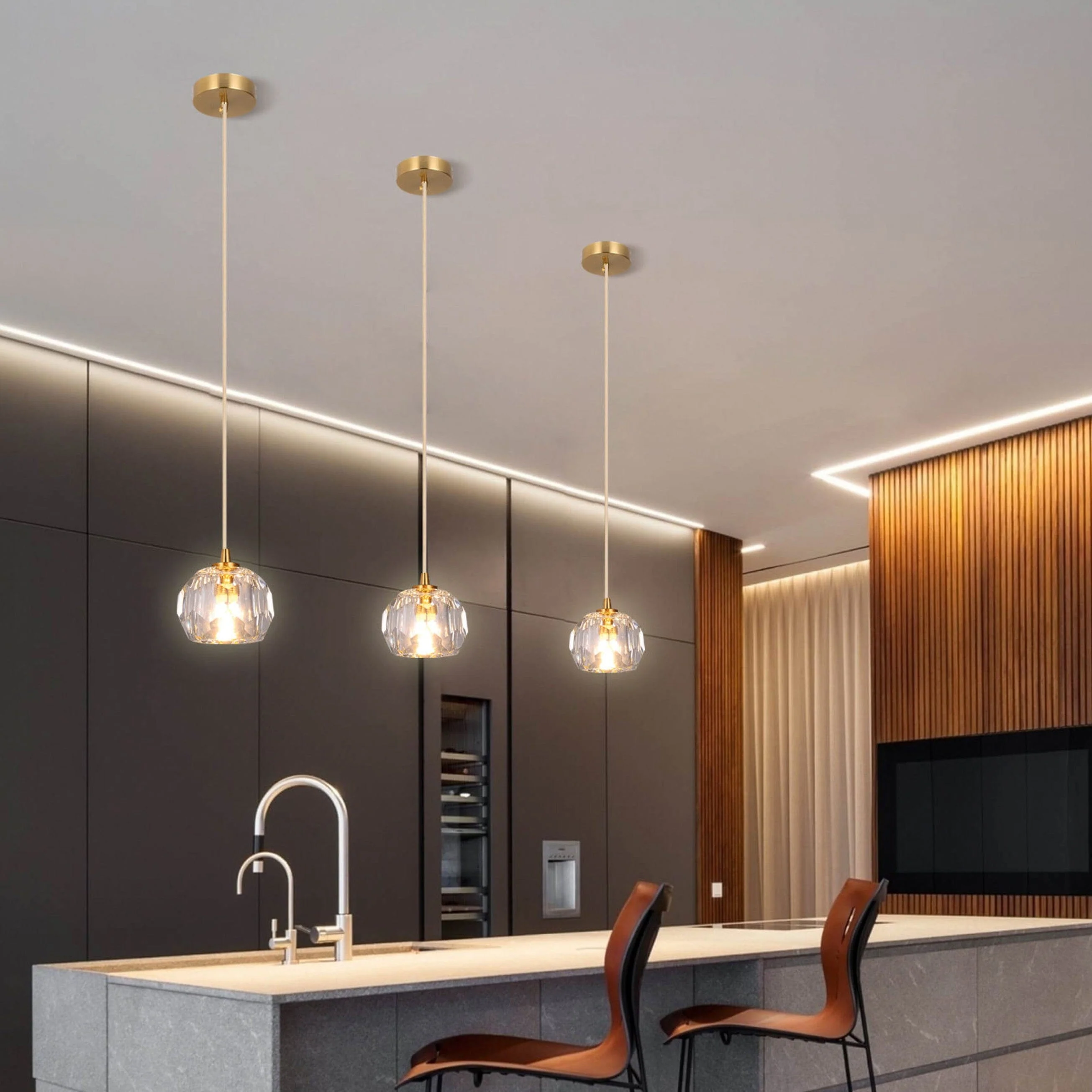 Elvi Crystal Pendants - Image 9