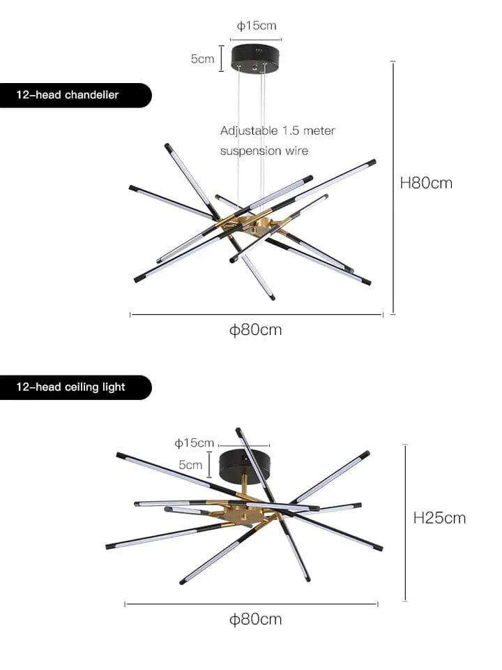Stradivarius Spikey Chandelier - Image 12