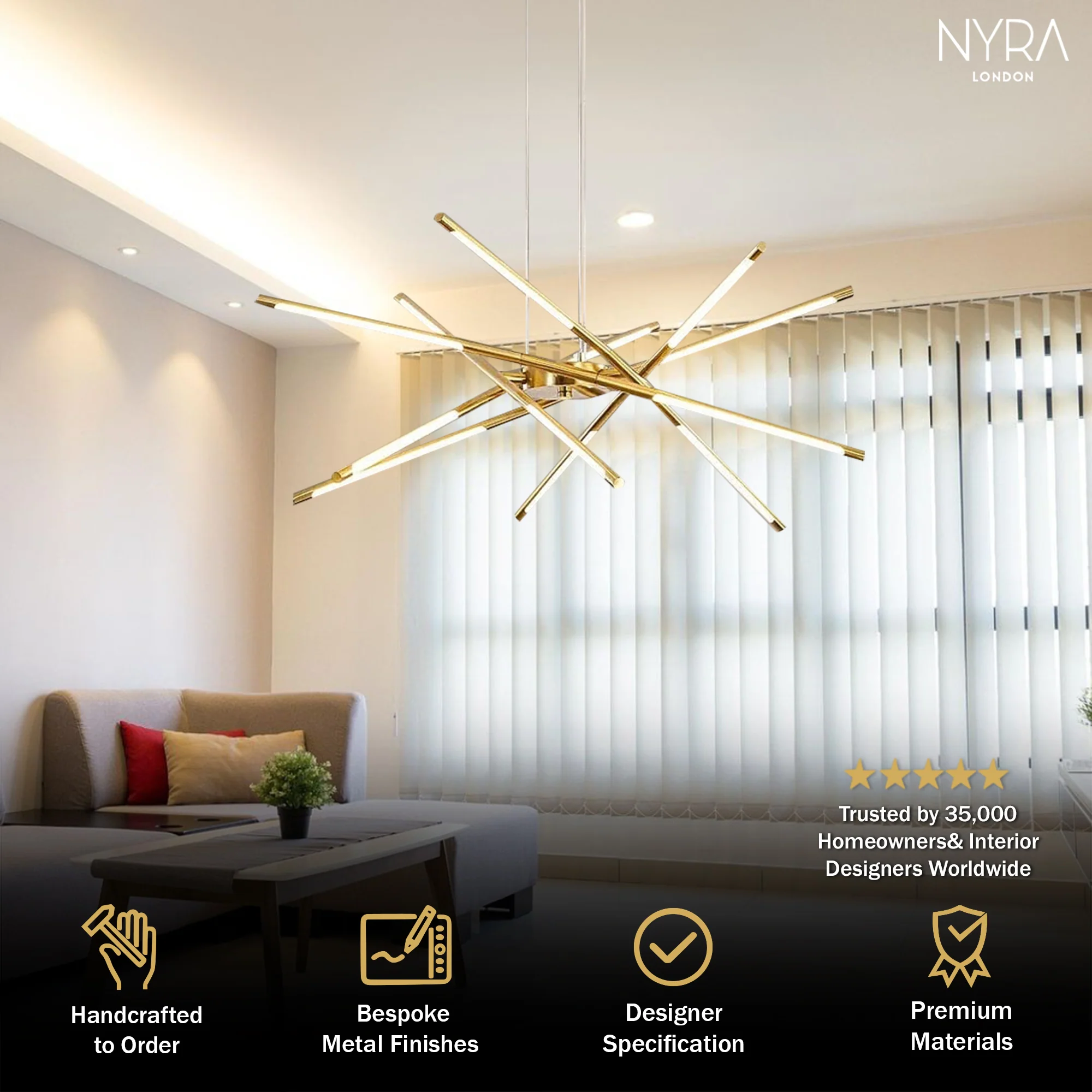 Stradivarius Spikey Chandelier - Image 2