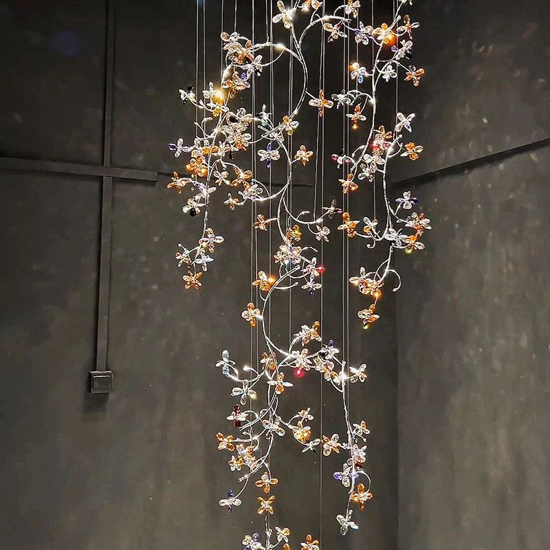 Lily Crystal Flower Chandelier - Image 6