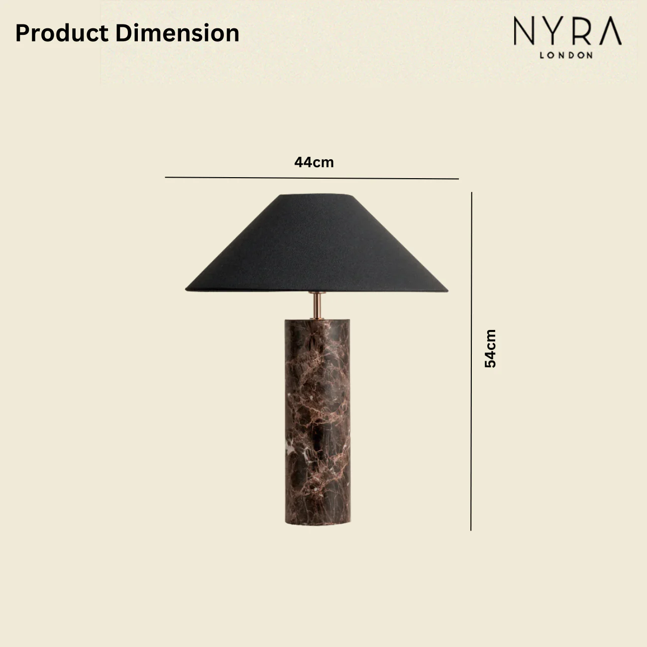 Lorena - Marble Table Lamp - Image 7