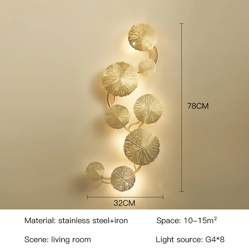 NYRA Leaf Modern Wall Lamp - Image 17
