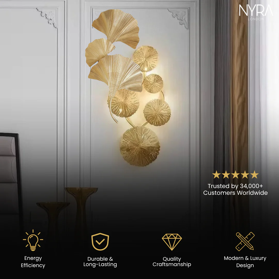 NYRA Leaf Modern Wall Lamp - Image 2