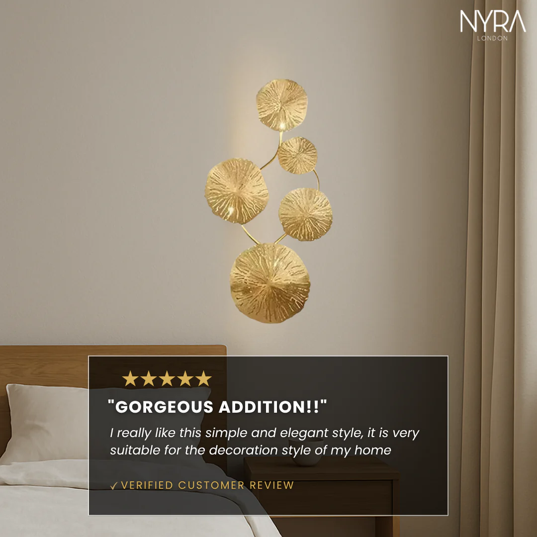 NYRA Leaf Modern Wall Lamp - Image 4