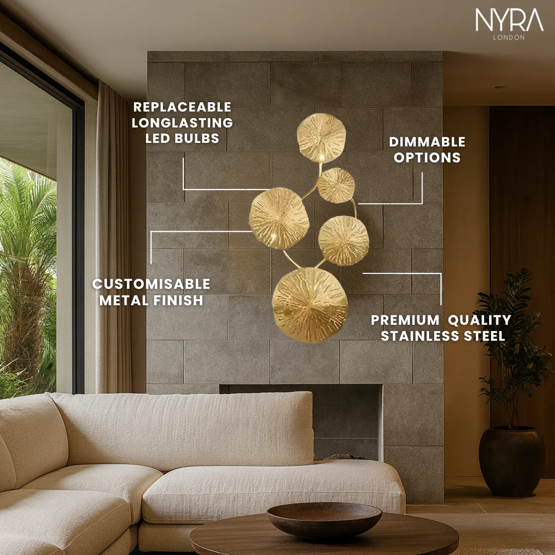 NYRA Leaf Modern Wall Lamp - Image 6